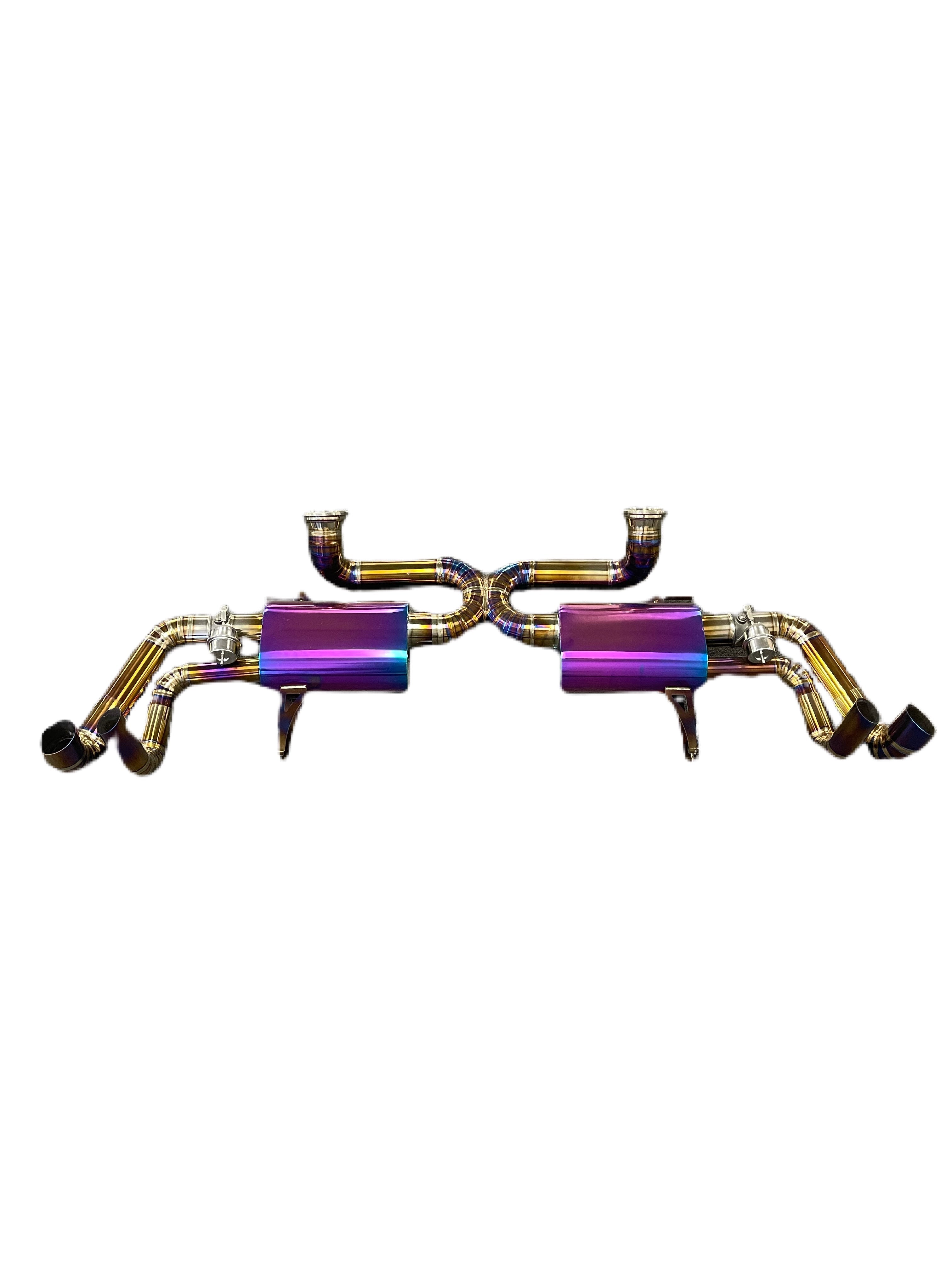 PLM Electronically Valved Titanium Exhaust - Lamborghini Huracan LP610-4
