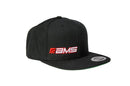 AMS Performance Snapback Flat Brim Hat (Black)-1