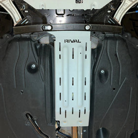 RIVAL Aluminum Catalytic Converter Skid Plate 2022-2025 Ford Maverick Hybrid 2WD Only - 0