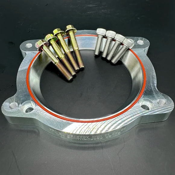 Soler Performance Adapter Kit for Ford 5.0L 95MM TB to Stock Manifoold/Aft