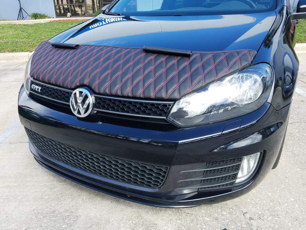 Double Diamond Stitch Hood Bra