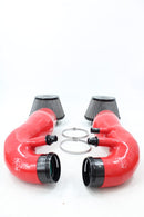 BMW F9X M5-M8 S63 Turbo-Forward Full Flow Intake System – VTT Complete Billet Turbo Inlet & Dual 4” Filter Upgrade-8