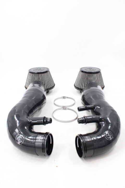 BMW F9X M5-M8 S63 Turbo-Forward Full Flow Intake System – VTT Complete Billet Turbo Inlet & Dual 4” Filter Upgrade
