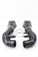BMW F9X M5-M8 S63 Turbo-Forward Full Flow Intake System – VTT Complete Billet Turbo Inlet & Dual 4” Filter Upgrade-1
