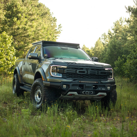 RIVAL Front Aluminum Bumper 2024-2025 Ford Ranger Raptor U.S. with Winch Mount and Recovery Points