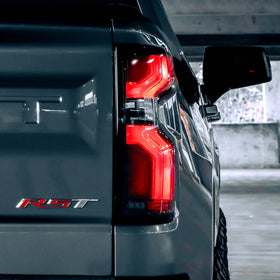 AlphaRex 19-24 Chevy Silverado 1500 / 20-24 2500HD/3500HD LUXX-Series LED Tail Lights Red - 0