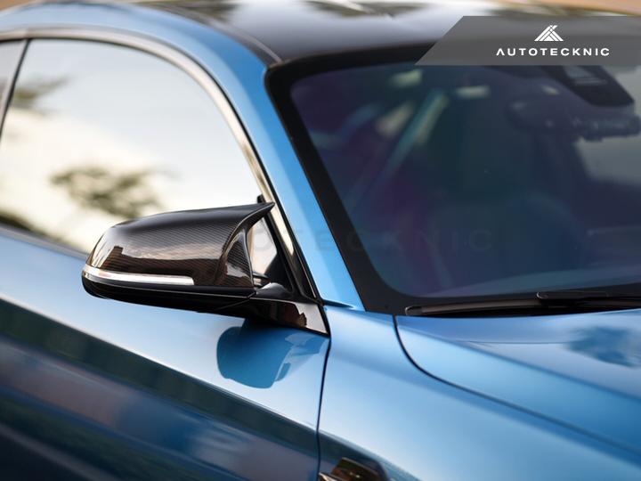 AUTOTECKNIC REPLACEMENT VERSION II M-INSPIRED DRY CARBON MIRROR COVERS - F87 M2 | F22 2-SERIES | F30 3-SERIES | F32/ F36 4-SERIES