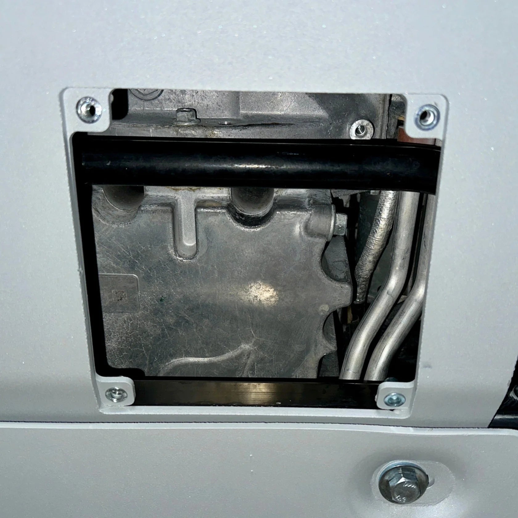 RIVAL Aluminum Transmission Catalytic Converter Skid Plate 2015-2025 Ford F-150 EcoBoost V8 except PowerBoost