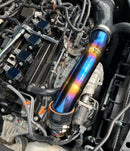 PLM Turbo Inlet Pipe Kit Stainless Burnt Blue - 23+ Integra 22+Civic-6