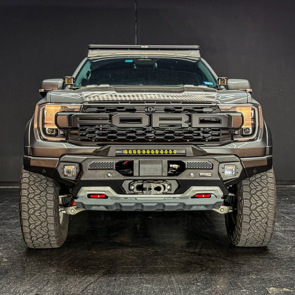 RIVAL Front Aluminum Bumper 2024-2025 Ford Ranger Raptor U.S. with Winch Mount and Recovery Points