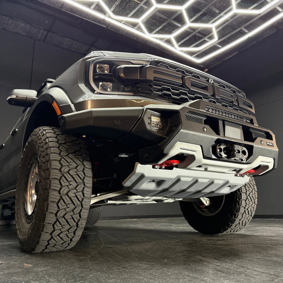 RIVAL Front Aluminum Bumper 2024-2025 Ford Ranger Raptor U.S. with Winch Mount and Recovery Points