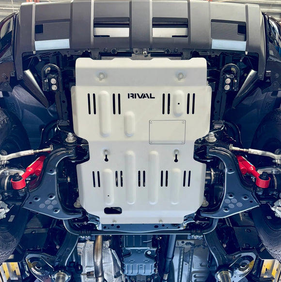 RIVAL Aluminum Engine Skid Plate 2024-2025 Toyota Tacoma 4Gen | 2024-2025 Toyota Land Cruiser | 2025 Toyota 4Runner 6Gen