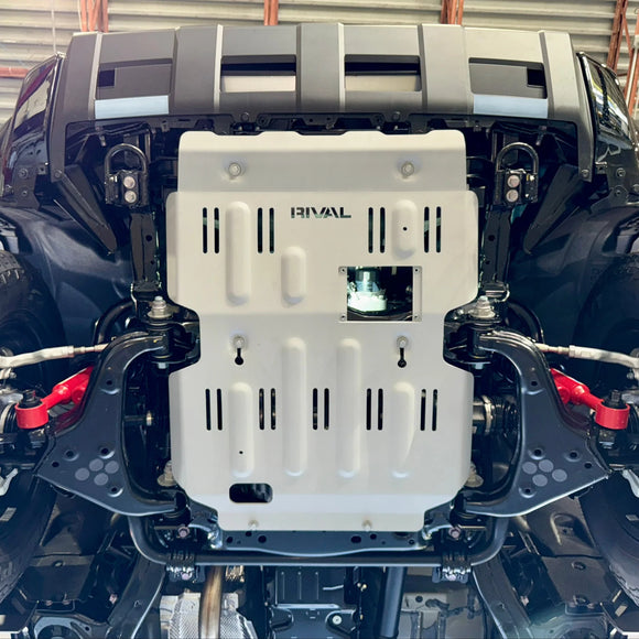 RIVAL Aluminum Engine Skid Plate 2024-2025 Toyota Tacoma 4Gen | 2024-2025 Toyota Land Cruiser | 2025 Toyota 4Runner 6Gen