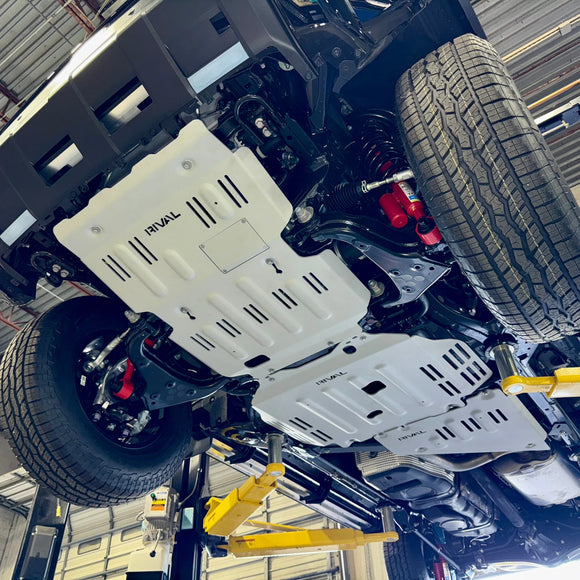 RIVAL Aluminum Engine Skid Plate 2024-2025 Toyota Tacoma 4Gen | 2024-2025 Toyota Land Cruiser | 2025 Toyota 4Runner 6Gen