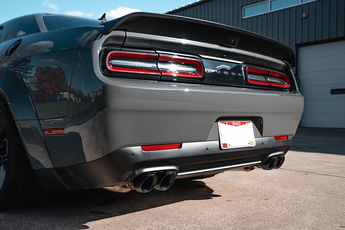 CORSA PERFORMANCE ACTIVE VALVE CAT-BACK EXHAUST: 2015–2020 DODGE CHALLENGER HELLCAT