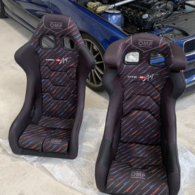 OMP RACING HTE-R CONTAINMENT SEAT WITH M-RAIN PATTERN