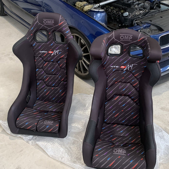 OMP RACING HTE-R CONTAINMENT SEAT WITH M-RAIN PATTERN