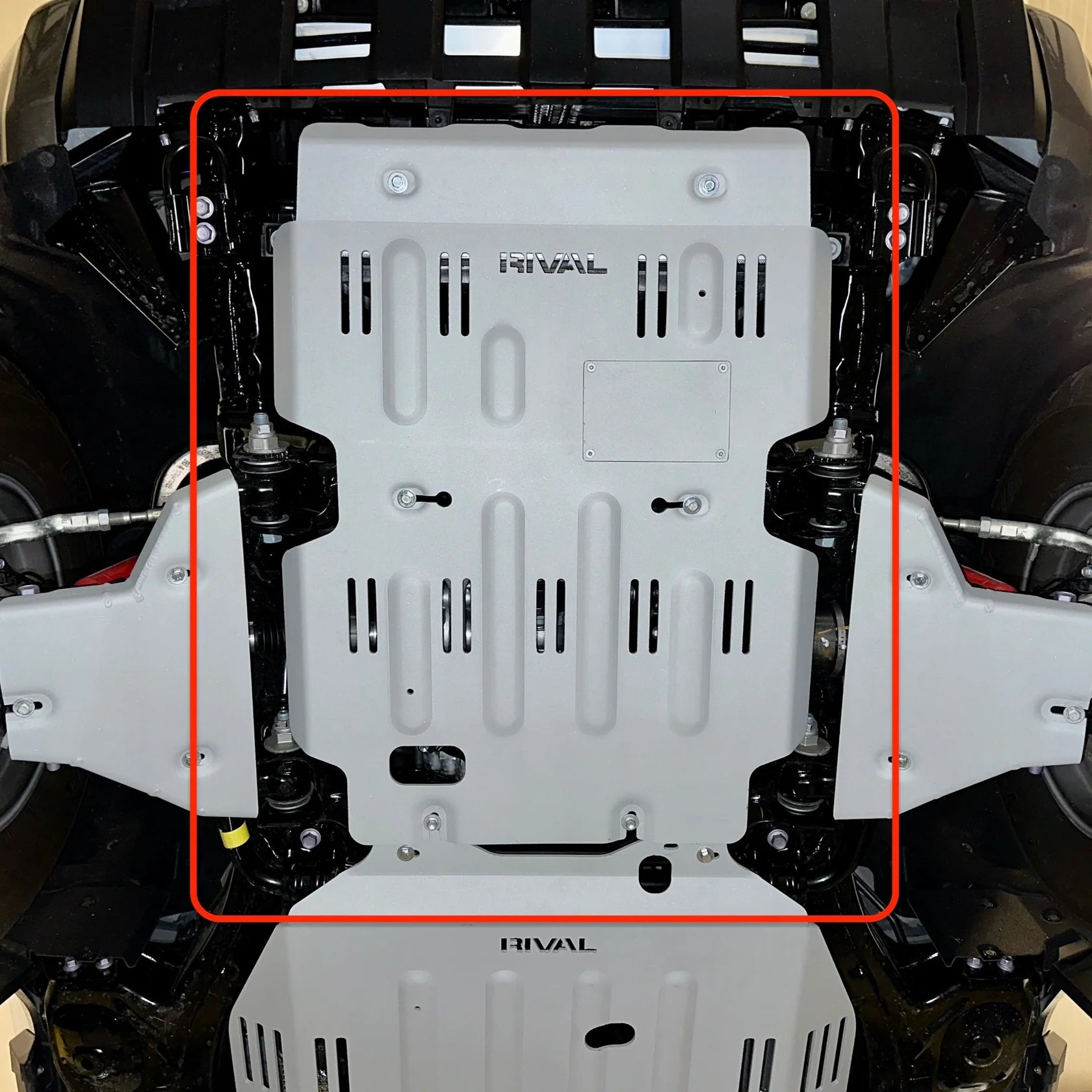 RIVAL Aluminum Engine Skid Plate 2024-2025 Toyota Tacoma 4Gen | 2024-2025 Toyota Land Cruiser | 2025 Toyota 4Runner 6Gen