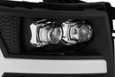 AlphaRex 07-13 Chevy 1500HD NOVA LED Proj Headlights Plank Style Matte Blk w/Activ Light/Seq Signal-3