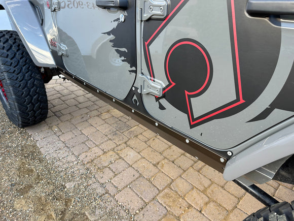 Artec Industries 18-25 Jeep Wrangler JLU Wrangler Jlu Boatside Steel & Aluminum Rocker Armor