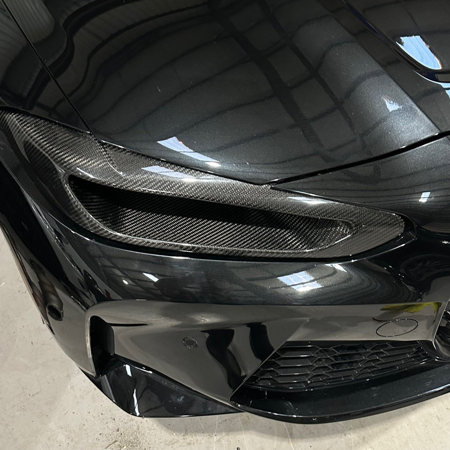 BMW G Chassis M3 | M4 | M440i Carbon Fiber Headlight Delete - 0