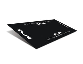 Matrix Concepts R2 Rubber 3MM 3.5 Foot X 7 Foot Floor Mat - Black/White
