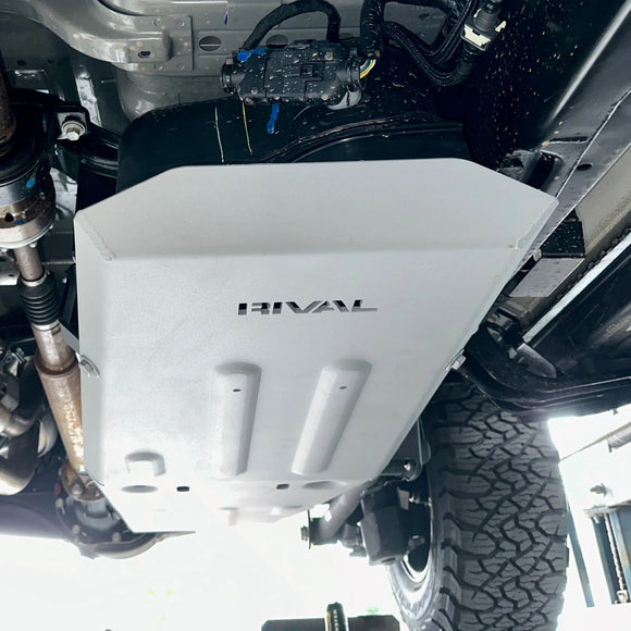 RIVAL Aluminum Gas Tank Skid Plate 2024-2025 Ford Ranger Raptor