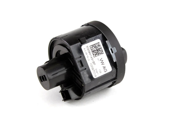 European Headlight Switch for Mk7 | Chrome Trim (Standard) | 5G0941431BFWZU