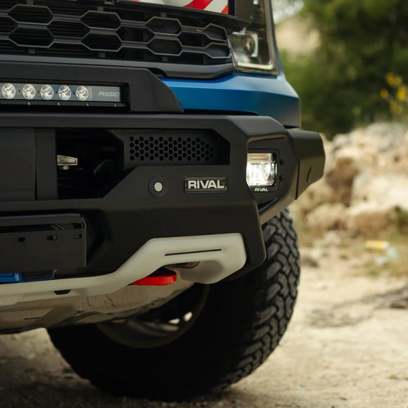 RIVAL Front Aluminum Bumper 2024-2025 Ford Ranger Raptor U.S. with Winch Mount and Recovery Points