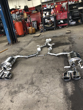 MERCEDES C63 AMG W204 VALVED EXHAUST
