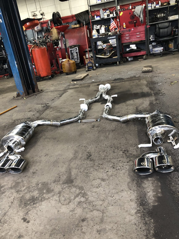 MERCEDES C63 AMG W204 VALVED EXHAUST