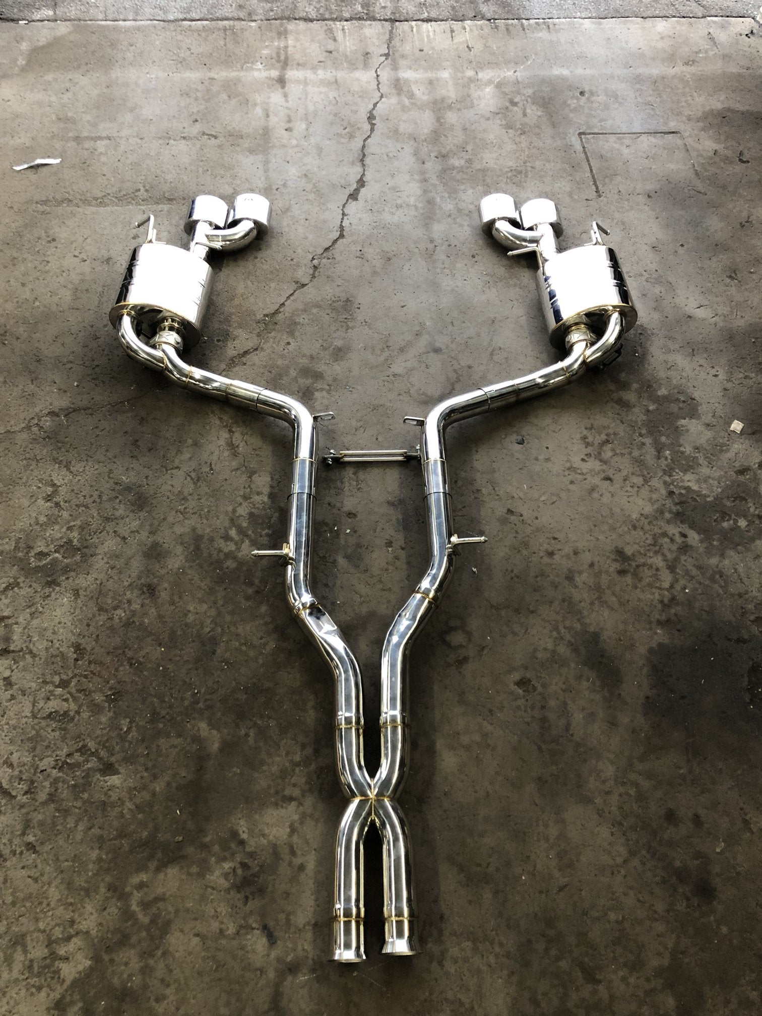 MERCEDES C63 AMG W204 VALVED EXHAUST