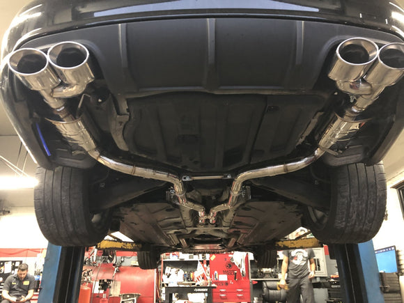 MERCEDES C63 AMG W204 VALVED EXHAUST