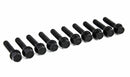 Bolt Kit in Black - Cone Seat 12x1.5 - 50mm (Set of 10)-1