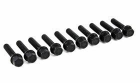 Bolt Kit in Black - Cone Seat 12x1.5 - 50mm (Set of 10)