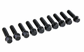 Lug Bolt Cone Seat (Black) 14x1.25 - 50mm | Set Of 10