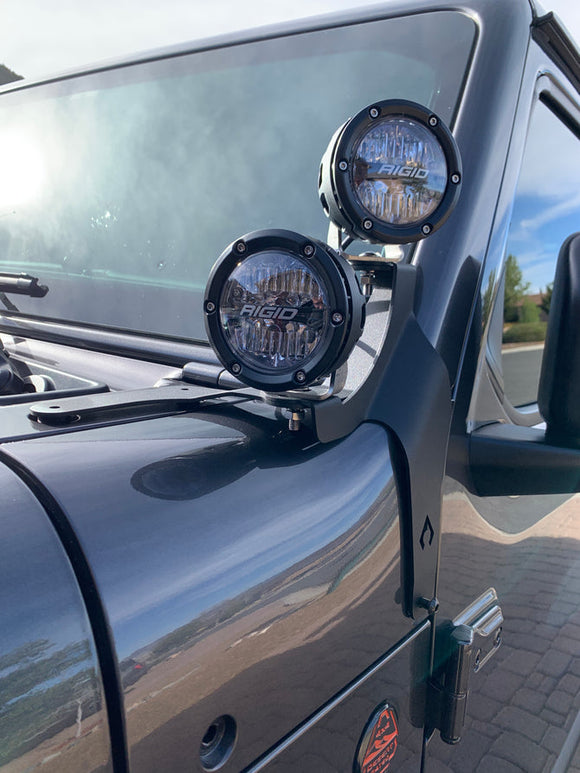 Artec Industries 20-25 Jeep Wrangler JL Jt Jl-Jt 392 Mojave A-Pillar Dual Surface Light Mount