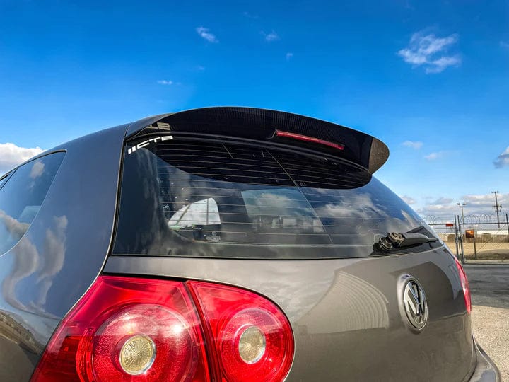 FSPE Carbon Fiber Rear Spoiler Extension V1 - VW / MK5 / GTI / R32