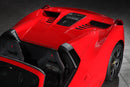 Ferrari 458 Carbon And Glass Bonnet - Primed Top/Clear Bottom (Spider/Aperta ONLY)-12
