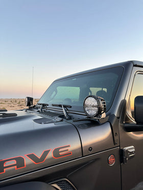 Artec Industries 20-25 Jeep Wrangler JL Jt Jl-Jt 392 Mojave A-Pillar Single Surface Light Mount - 0