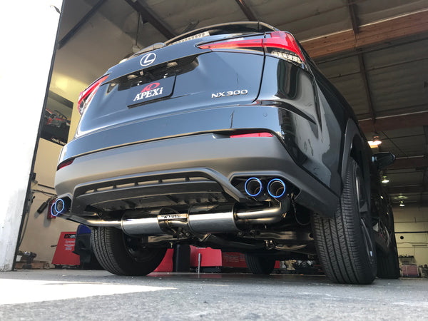 APEXi N1 Evolution-X Exhaust. Lexus NX300 Turbo 2018-2021 . Axleback with Titani - 0