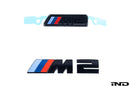 IND G87 M2 Gloss Black Painted Front Grille and Trunk Emblem Set-1