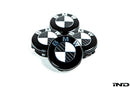 IND Carbon Floating Wheel Center Cap Set - 68mm-2