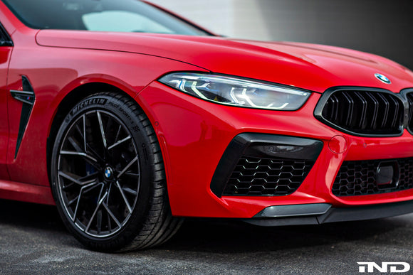 IND F91 / F92 / F93 M8 Painted Front Reflector Set