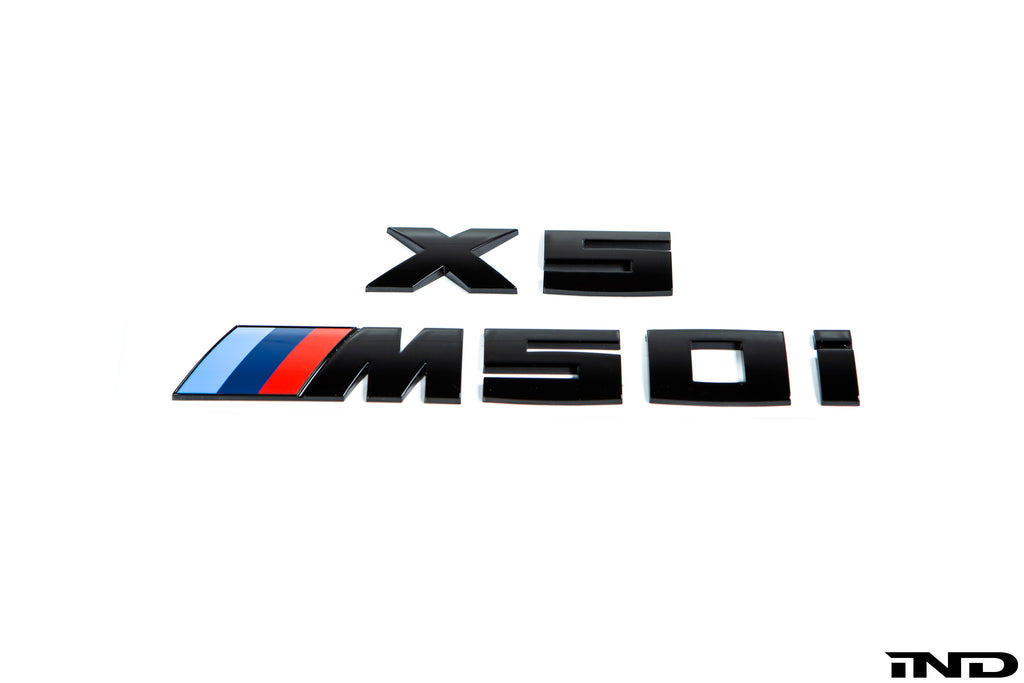 IND G05 X5 M50i Painted Trunk Emblem - 0