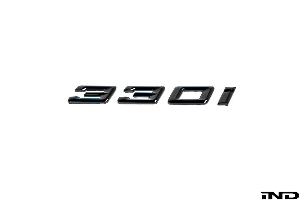 IND G20 330i Painted Trunk Emblem - 0