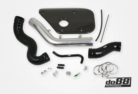 do88 Volvo S60 V60 V70 T6 Inlet Pipe Black Hoses Carbon fiber cover
