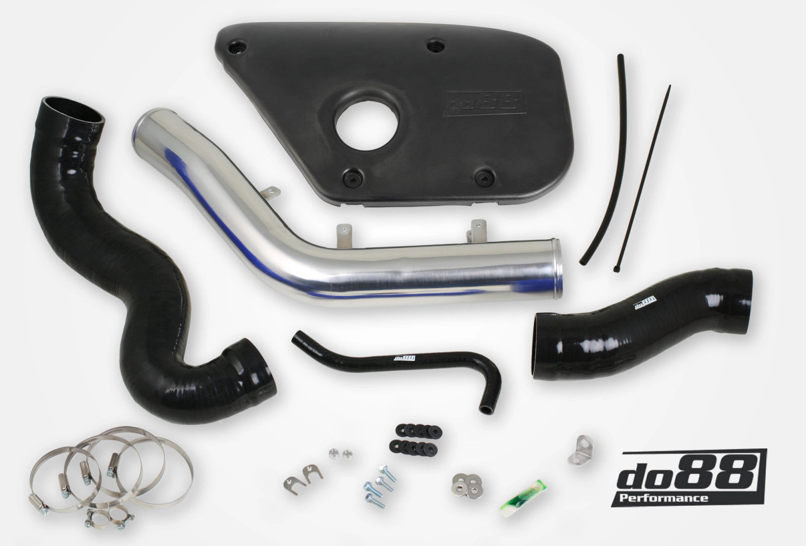 do88 Performance Inlet Pipe Kit w/ Plastic Cover & Black Hoses Volvo S60 | V60 | XC60 | V70 | XC70 | S80 2008-2015