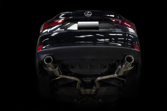 ISR Performance MBSE Dual Axle Back Exhaust - 2013-2020 Lexus IS 250/300/350 RWD