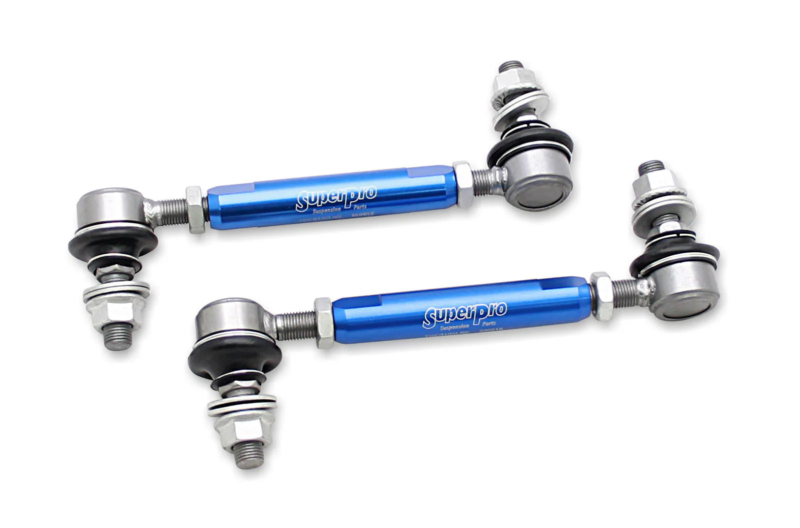 Rear Sway Bar Link Kit - Heavy Duty Adjustable (160mm-205mm Length, 10mm Studs)